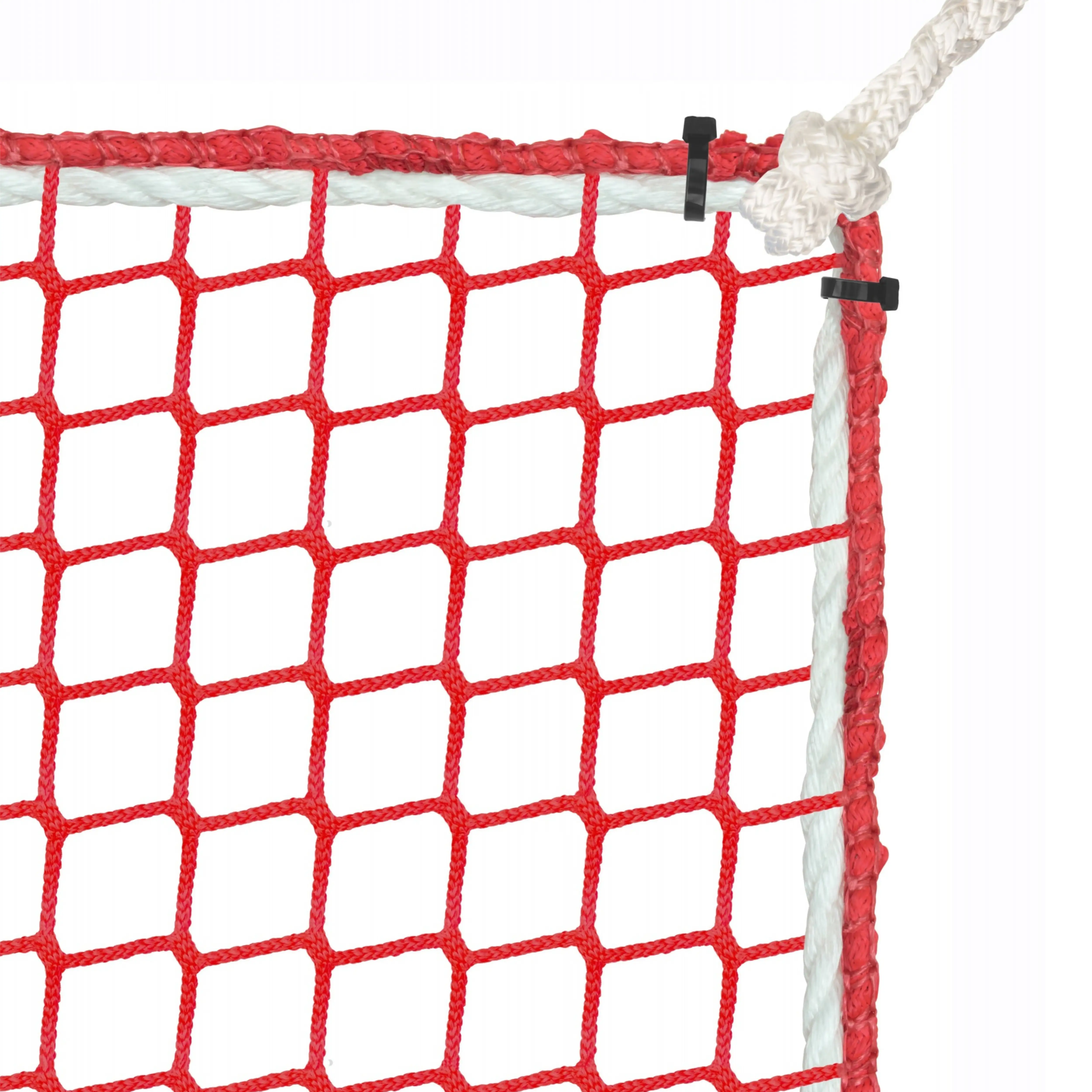 Red Malla Anticaida Cuadro de 10x10cm Sin Nudo Color Rojo