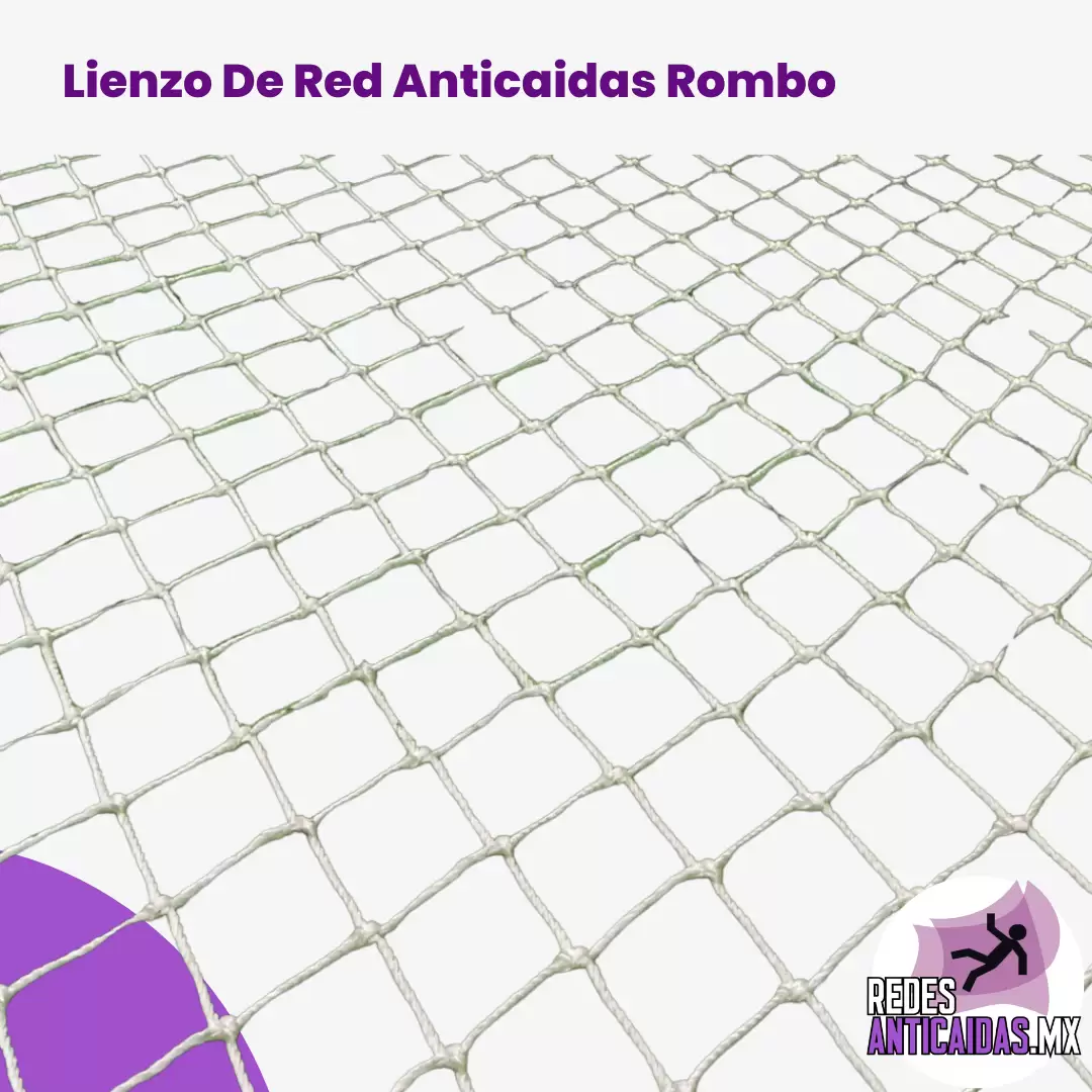 Lienzo De Red Anticaidas Rombo de 1 pulgada